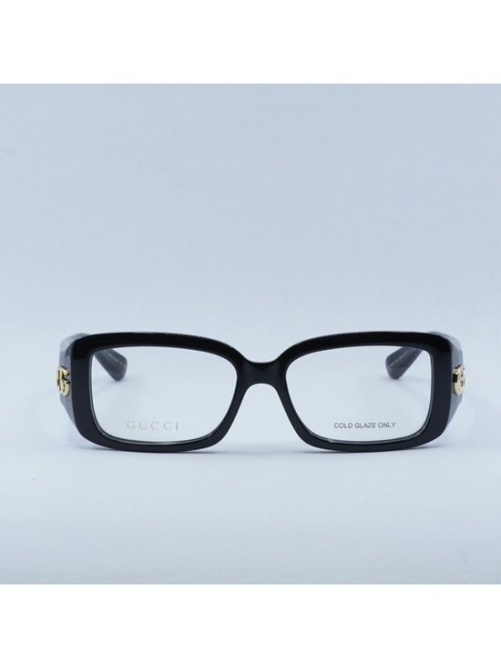 Gucci GG1406O 001 Eyeglasses Black 53mm Rectangle Frame main image 9